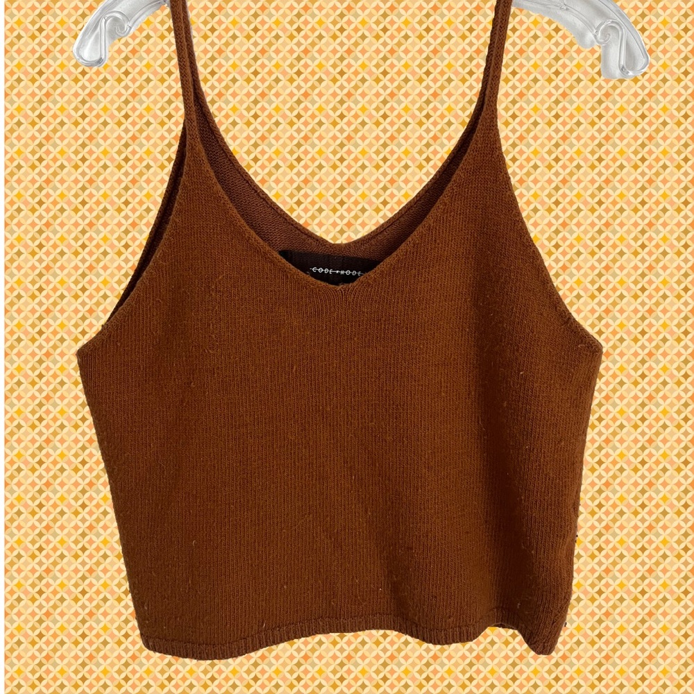 Code x mode sweater tank top